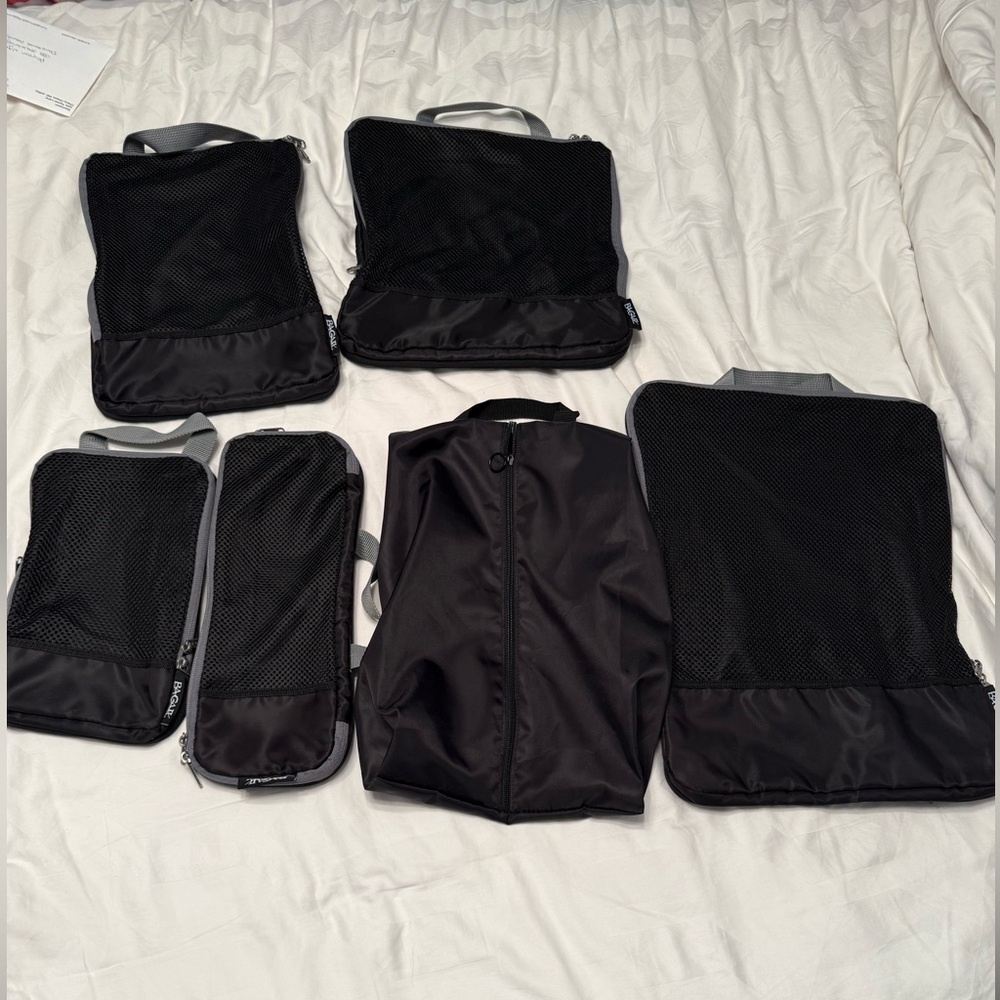 FULL SET Travel Packing Cubes - Black